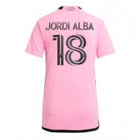 Inter Miami Jordi Alba #18 Domáci Ženy futbalový dres 2024-25 Krátky Rukáv